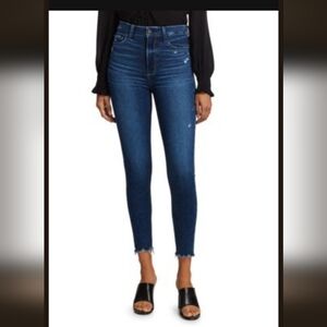 PAIGE Indigo Denim Jeans, Margot ankle, Size 24